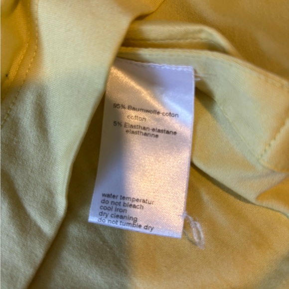 AKRIS Punto Yellow Sleeveless Top Size 12 - Picture 4 of 6